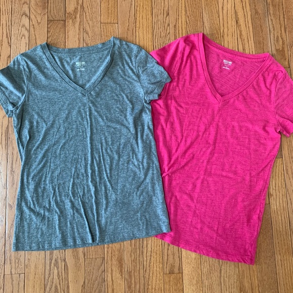 Mossimo Supply Co. Tops - 2 Like New Mossimo Supply Co V-Neck Tees Large